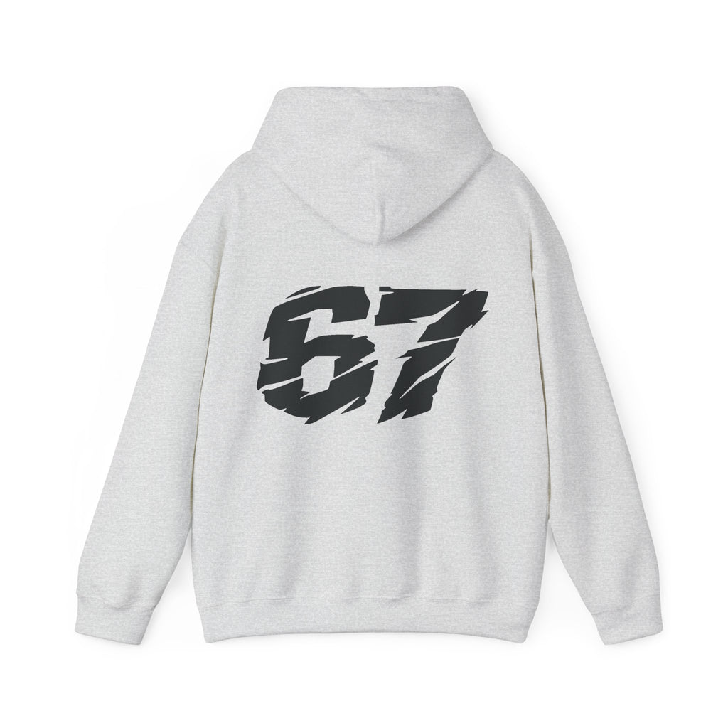 67 Hoodie — Distorted