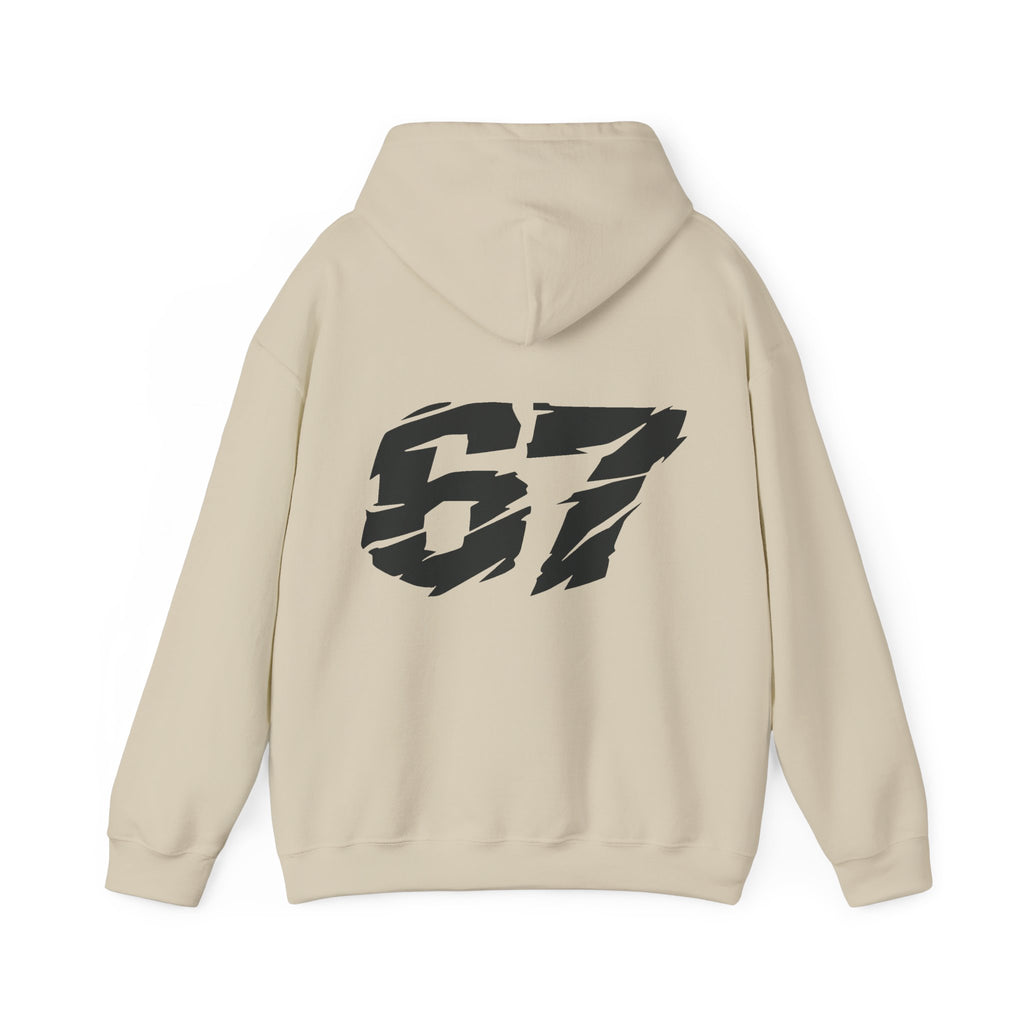 67 Hoodie — Distorted