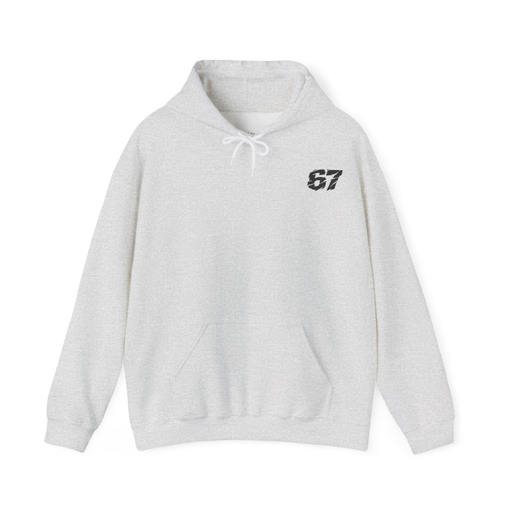 67 Hoodie — Distorted