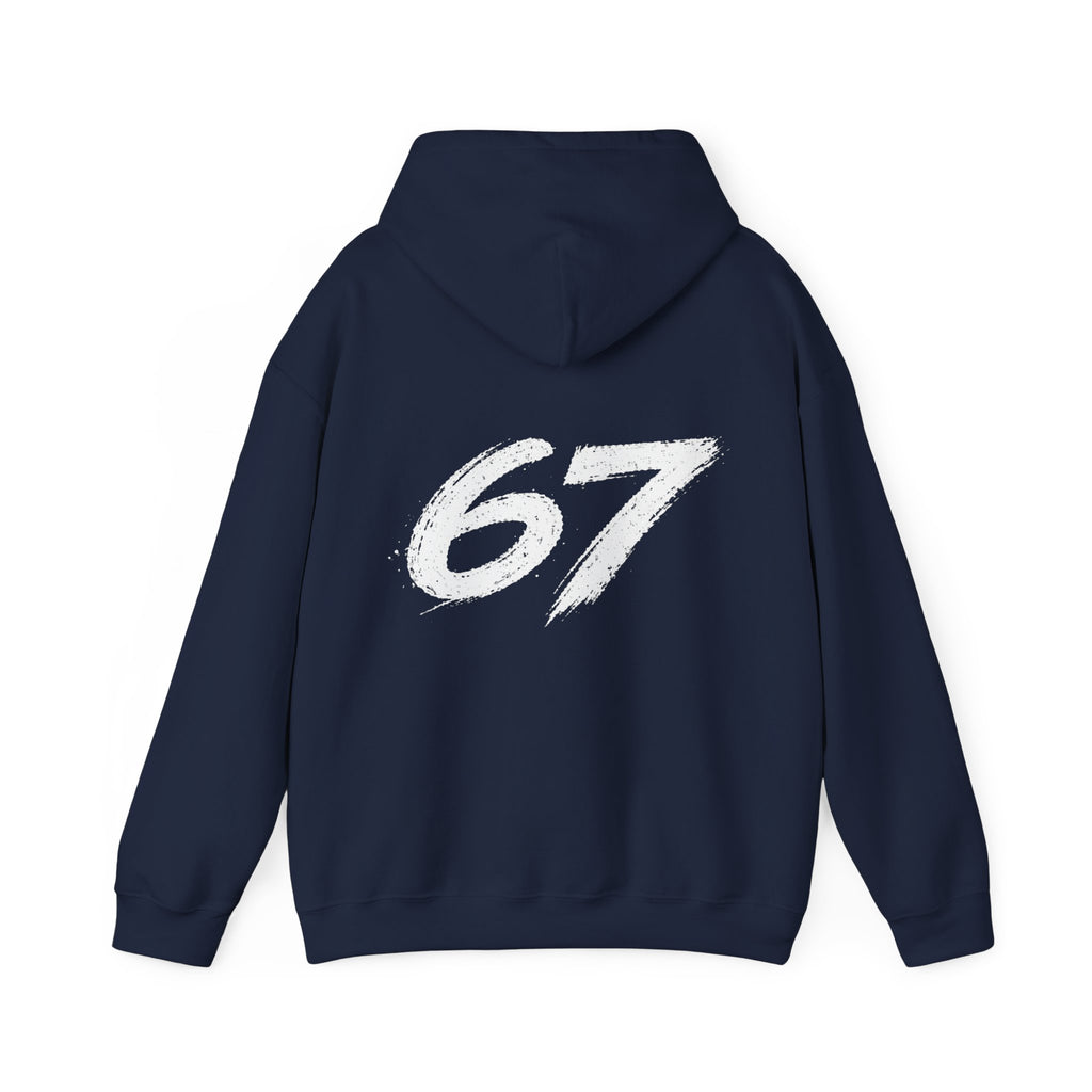 67 Hoodie — Chalk