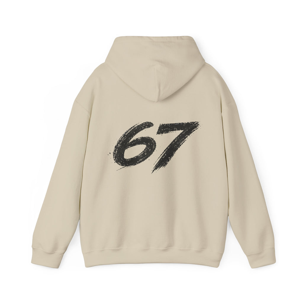 67 Hoodie — Chalk