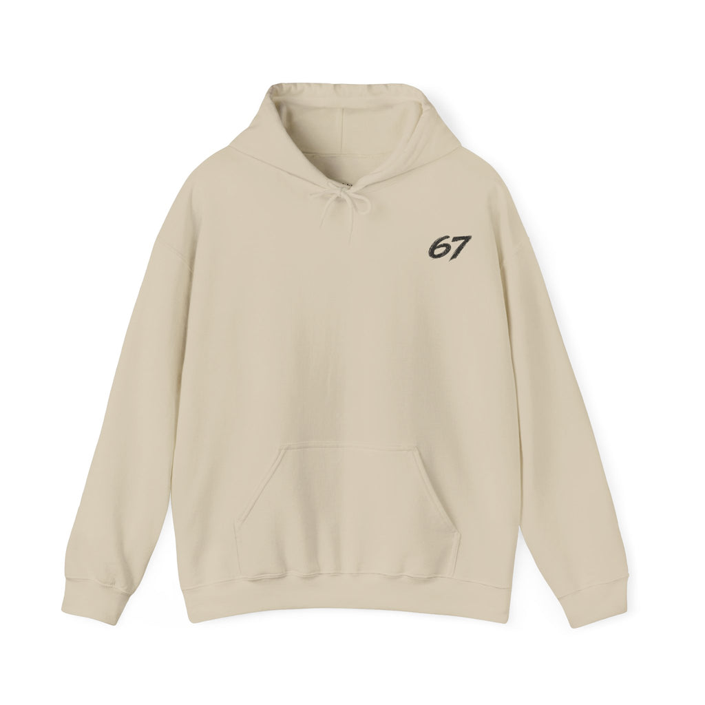 67 Hoodie — Chalk