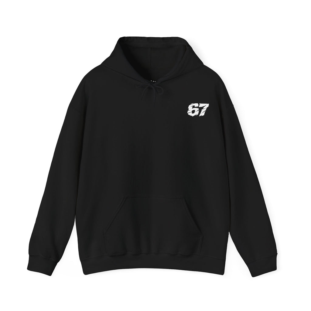 67 Hoodie — Distorted