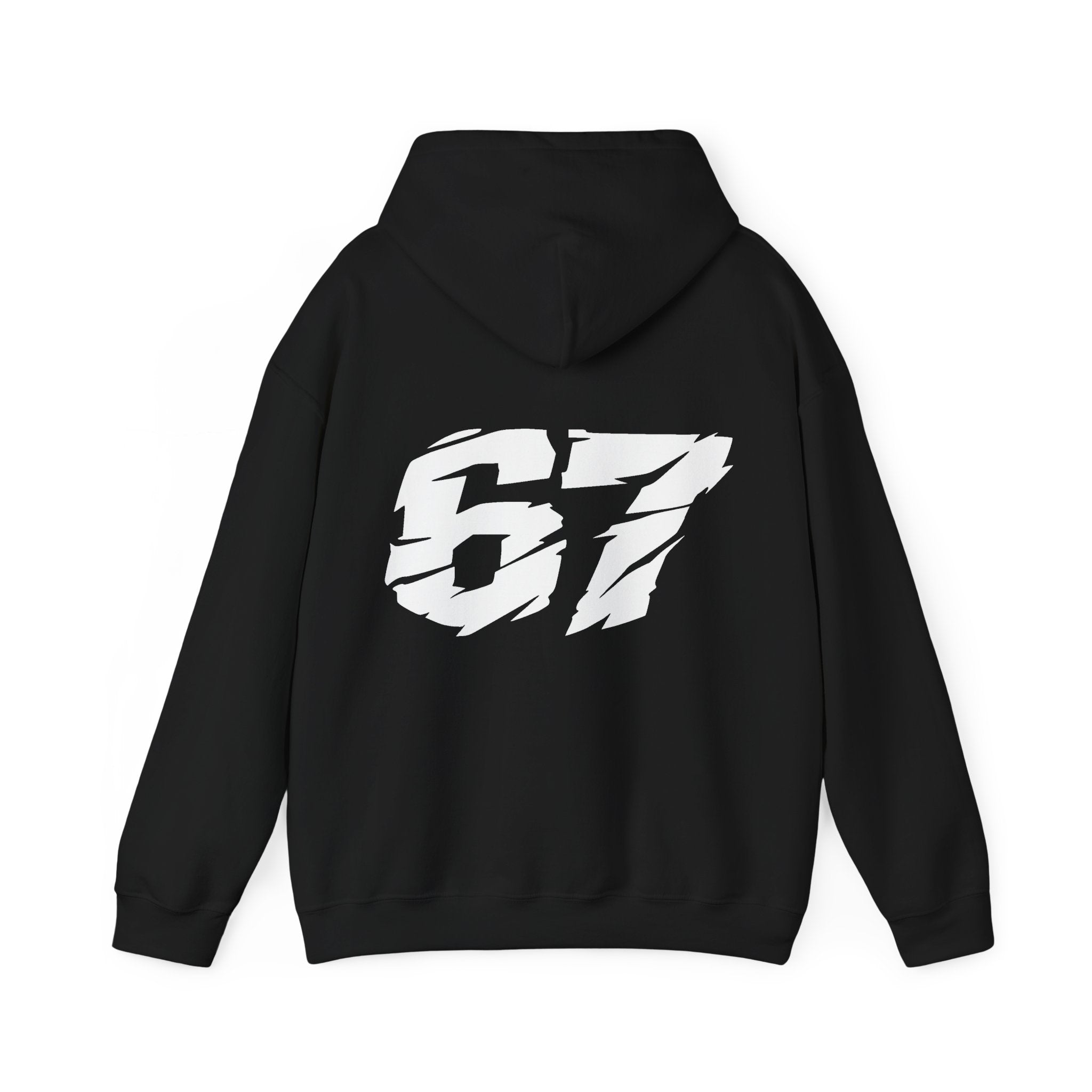 67 Hoodie — Distorted