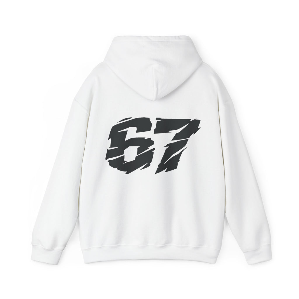 67 Hoodie — Distorted