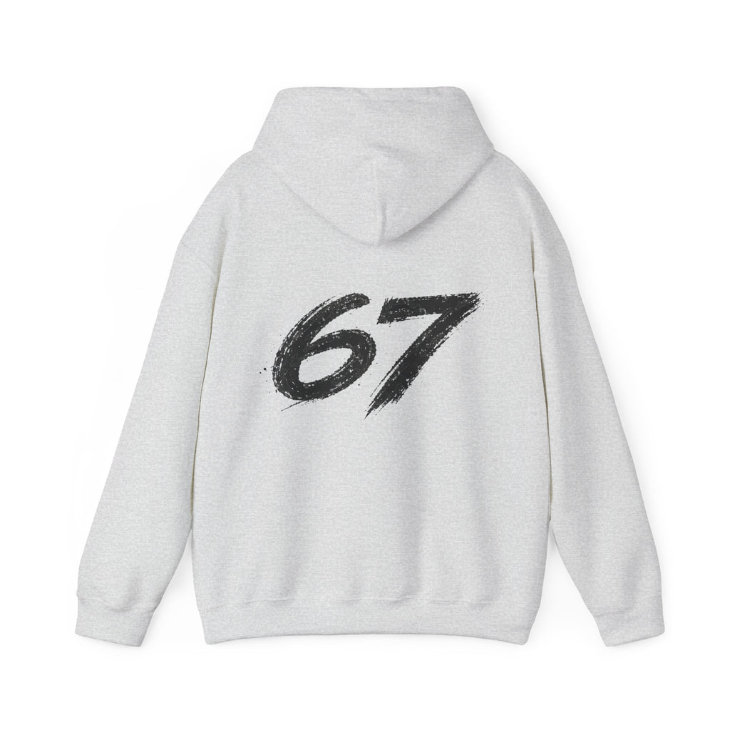 67 Hoodie — Chalk