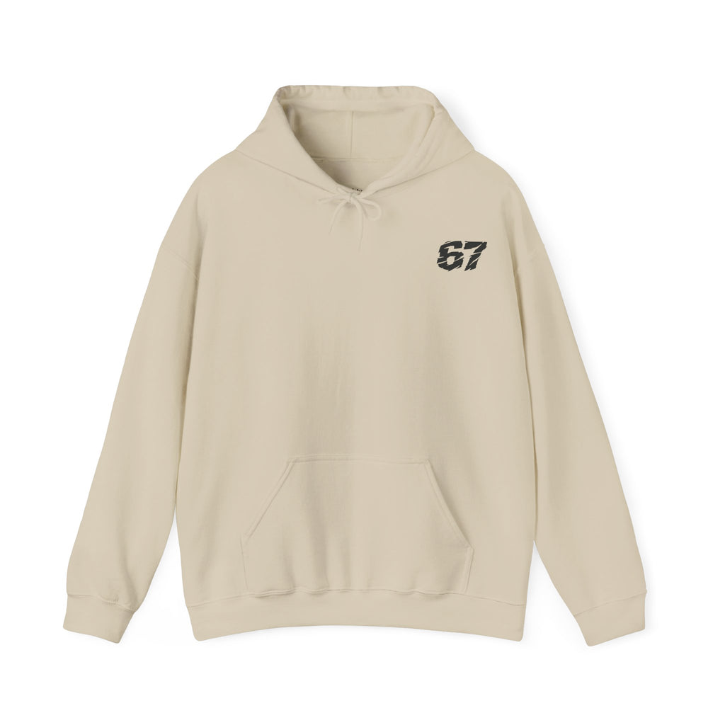 67 Hoodie — Distorted