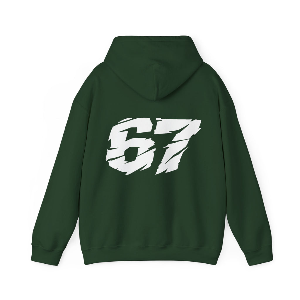 67 Hoodie — Distorted