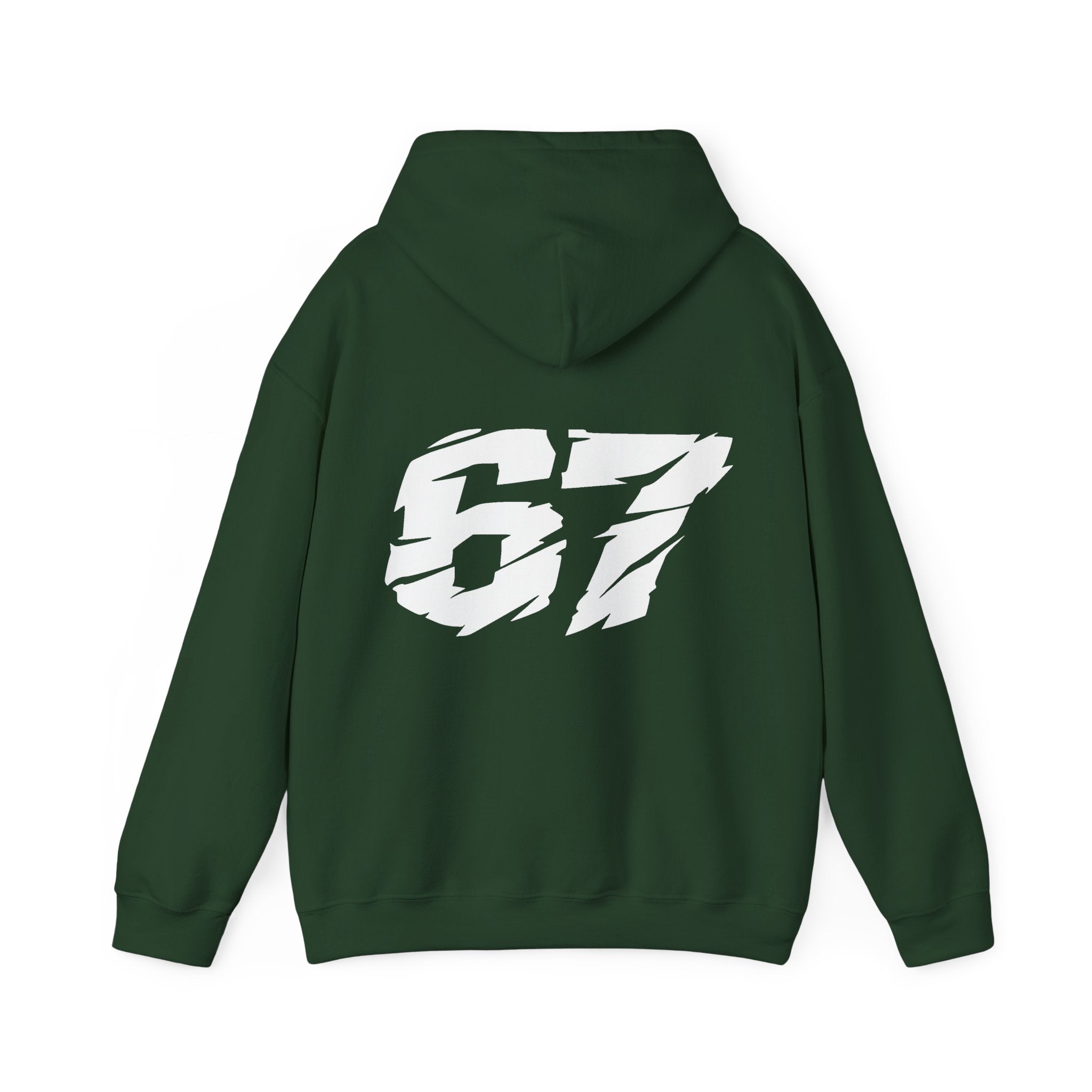 67 Hoodie — Distorted